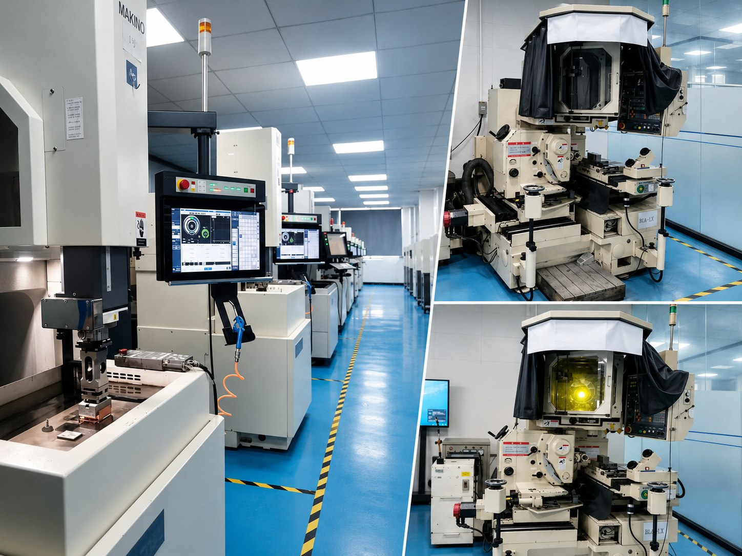 EDM and grinding production equipment